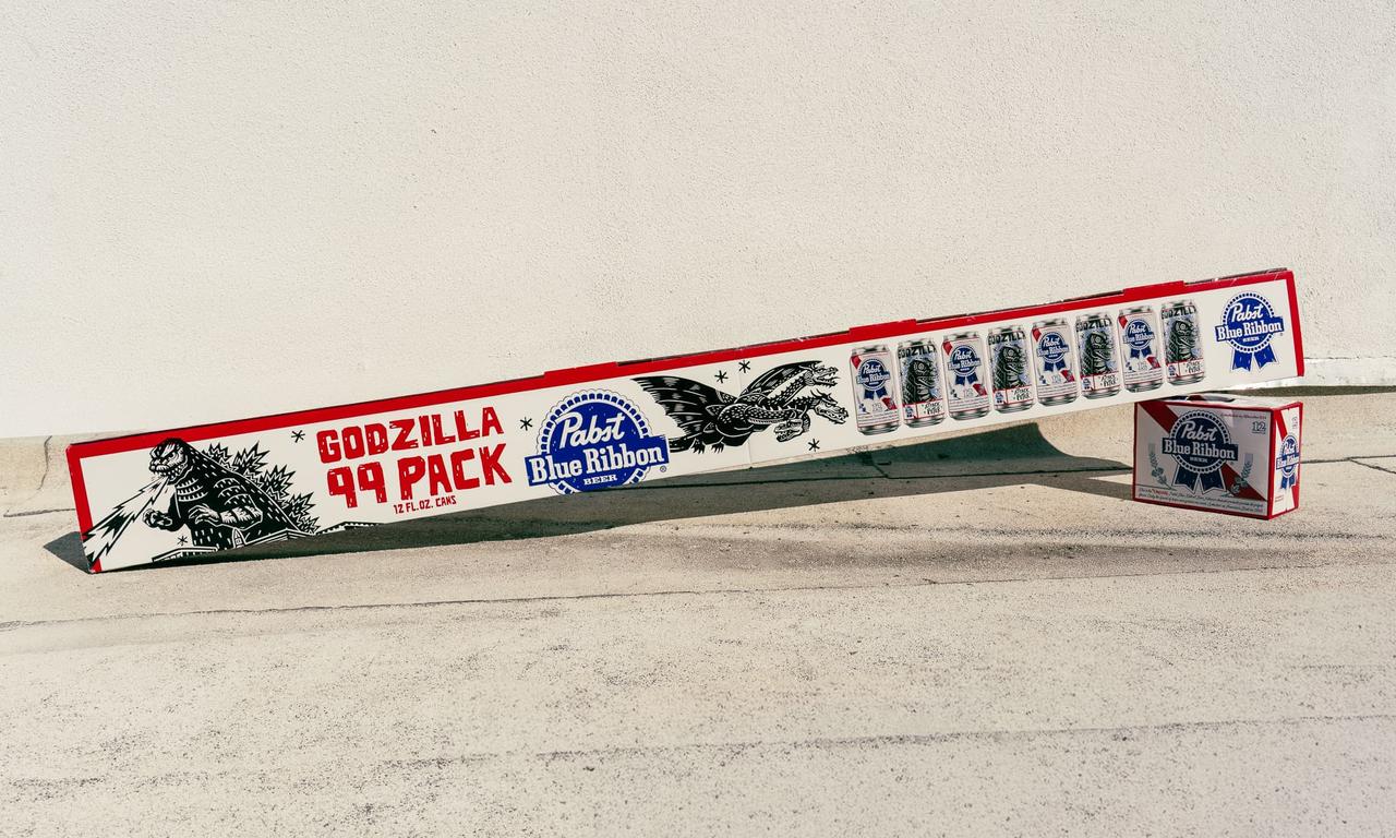 PBR Godzilla Pack Next To Regular Pack