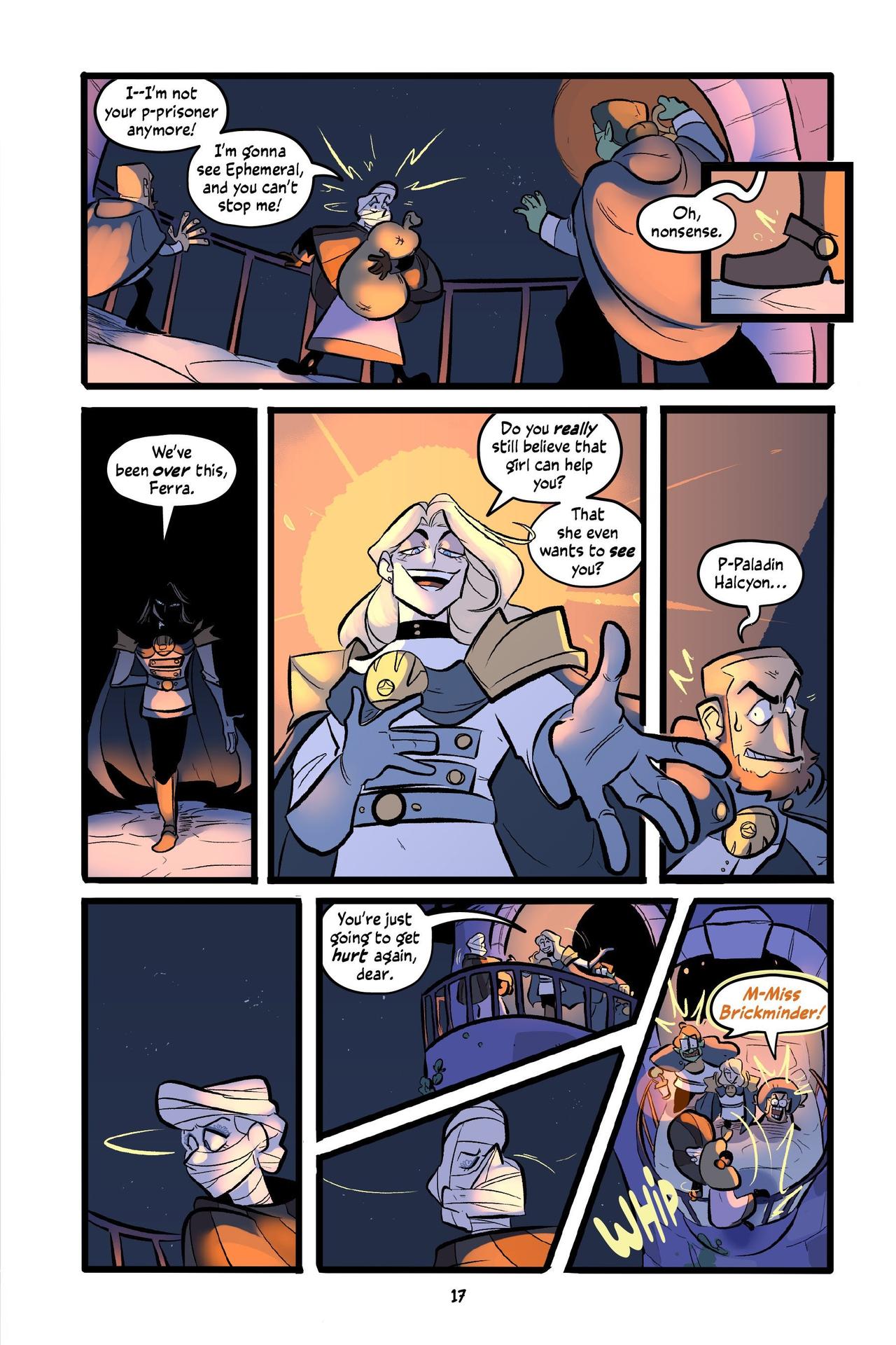 Internal comics page from The Pirate and the Porcelain Girl