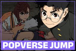 Popverse Jump Header Dan Da Dan Momo And Okarun