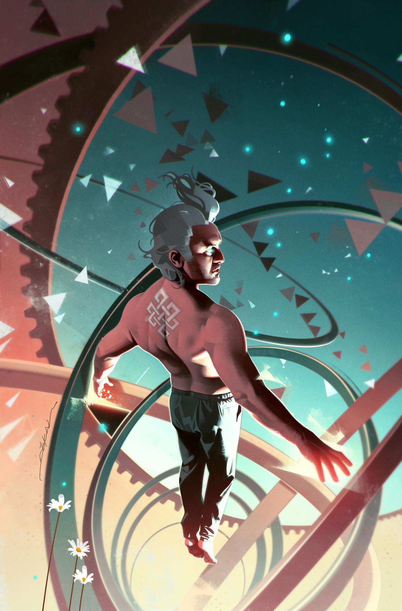 Resurrection Man: Quantum Karma #1 main cover by Jeff Dekal