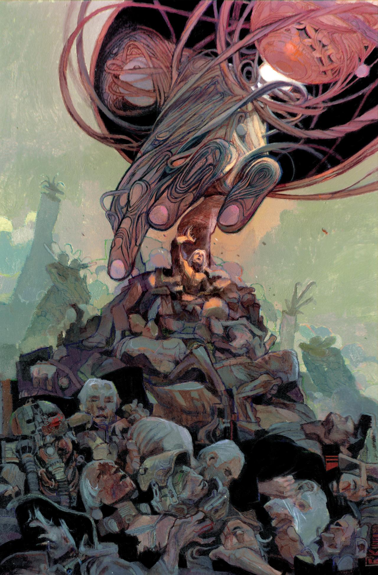 Resurrection Man: Quantum Karma #1 variant cover by Anand RK