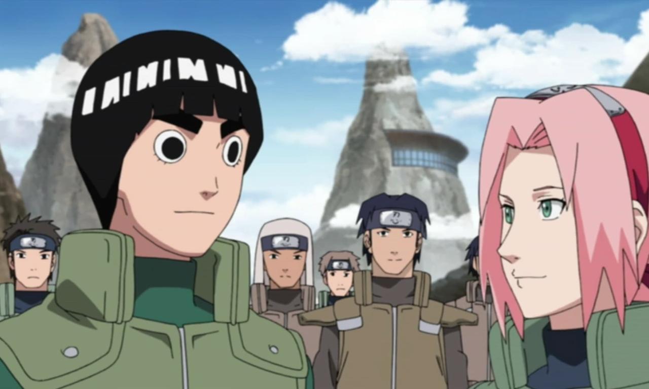 Rock Lee And Sakura In Naruto Shippuden