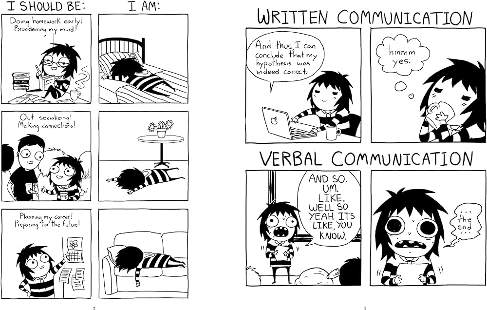Collection of comic strips from Sarah's Scribbles Vol. 1