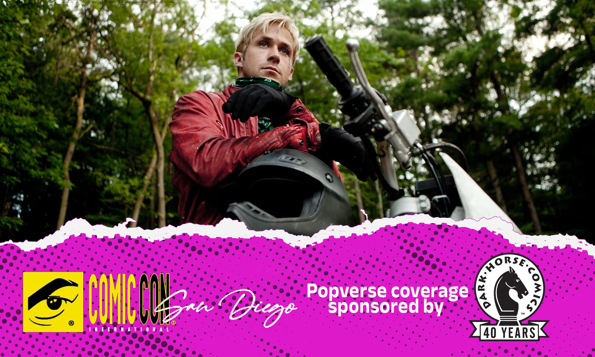 SDCC 2026 Article Header Ryan Gosling On A Motorcycle