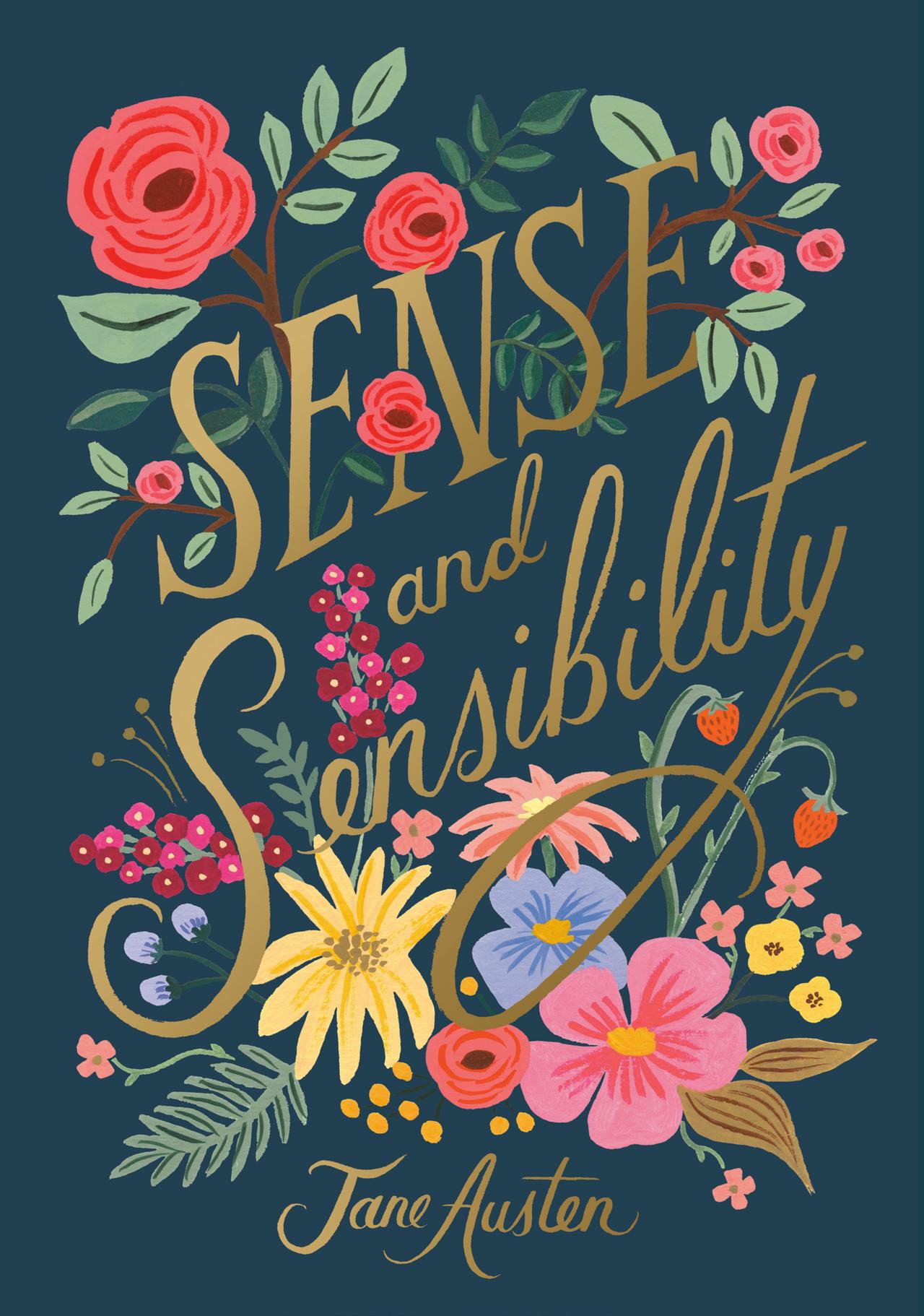 Illustrated cover of Sense and Sensibility