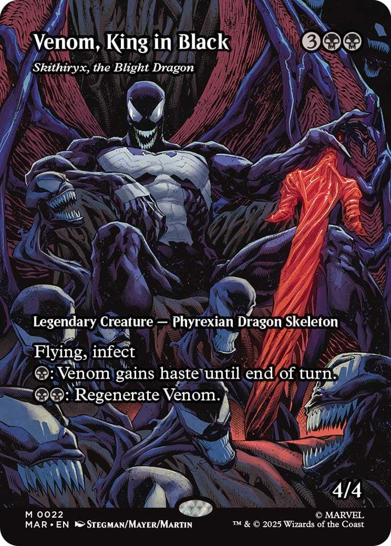 An image of Venom, King in Black from Magic: The Gathering