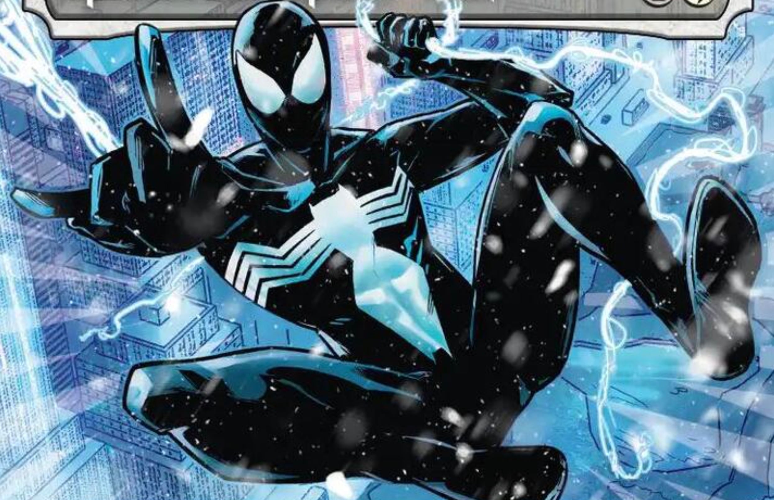 The artwork for Spectacular Spider-Man from Magic: The Gathering