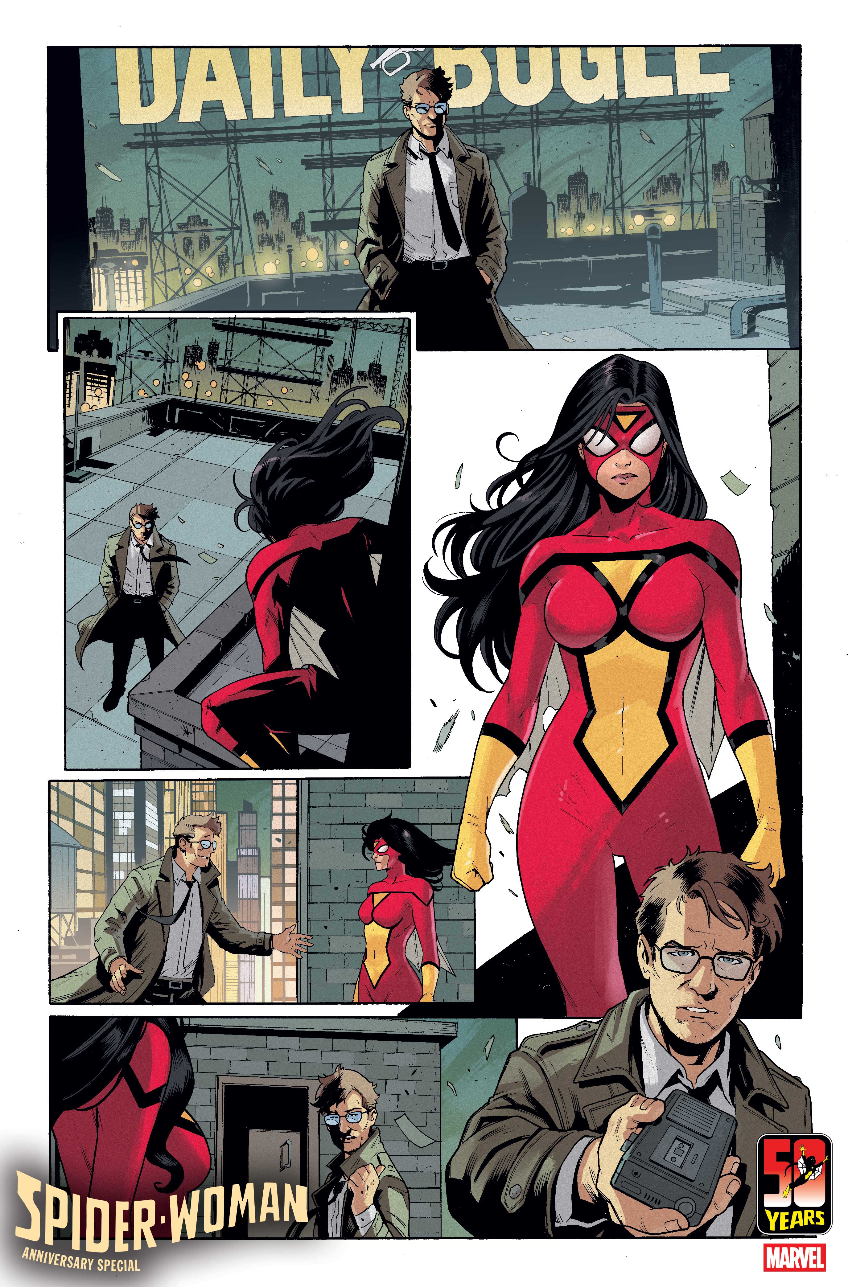 Spider-Woman 50th Anniversary page 1