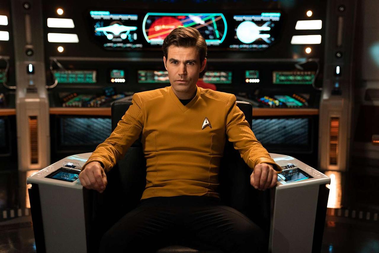 An image of Kirk on Star Trek Strange New Worlds