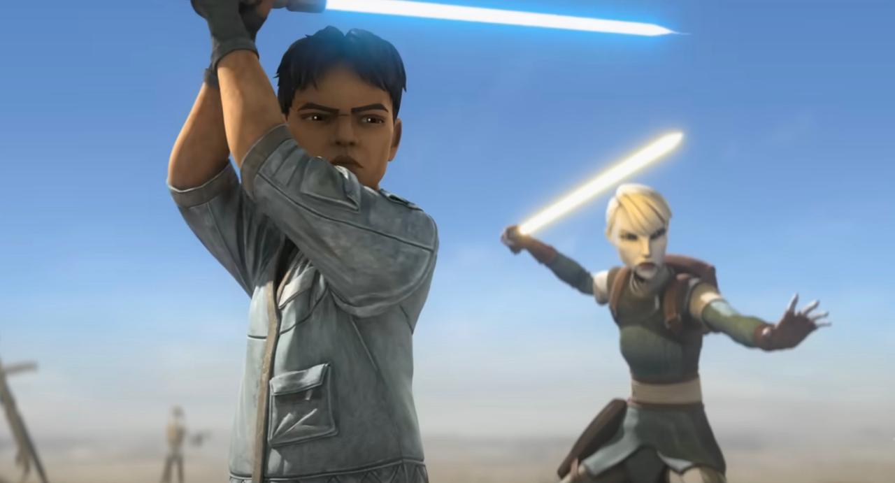 A still from Star Wars: Tales of the Underworld