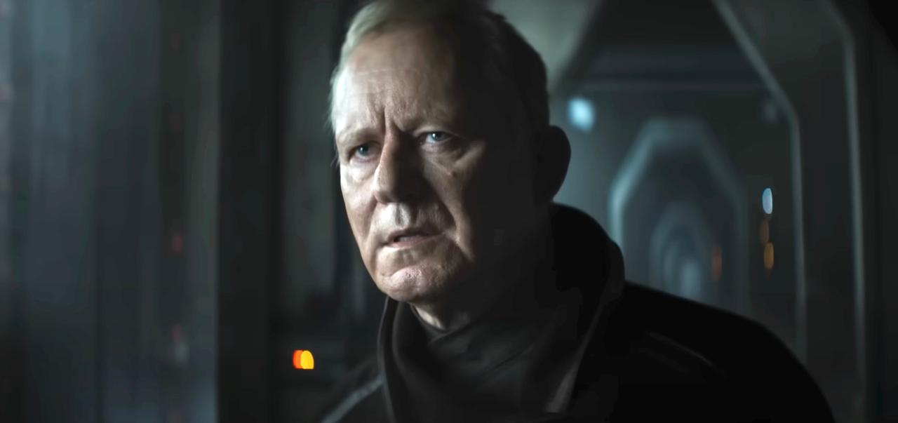 A still of Stellan Skarsgard as Luthen Rael in Andor