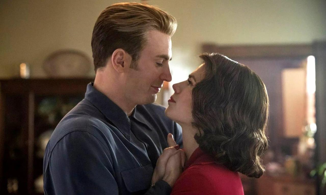 Steve Rogers And Peggy Carter At The End Of Endgame