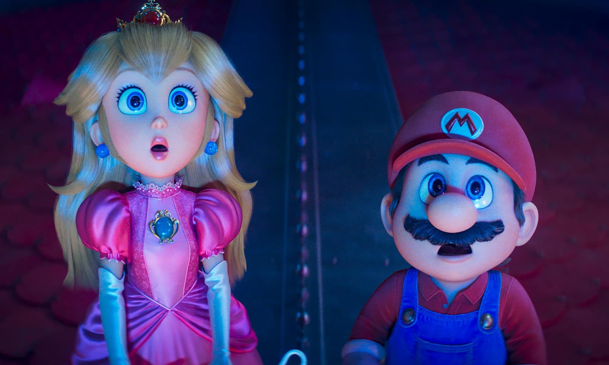 Super Mario Galaxy Movie Peach And Mario