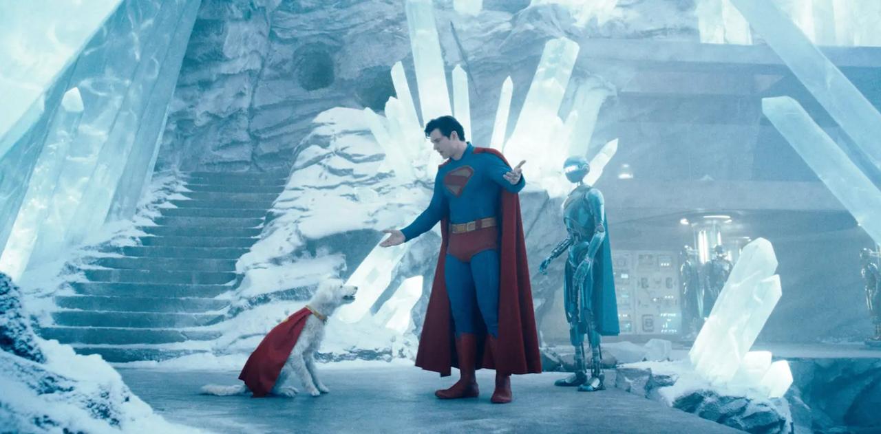 A still from Superman (2025)