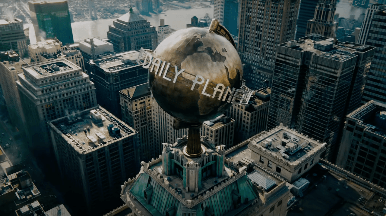 Daily Planet in the Superman teaser trailer