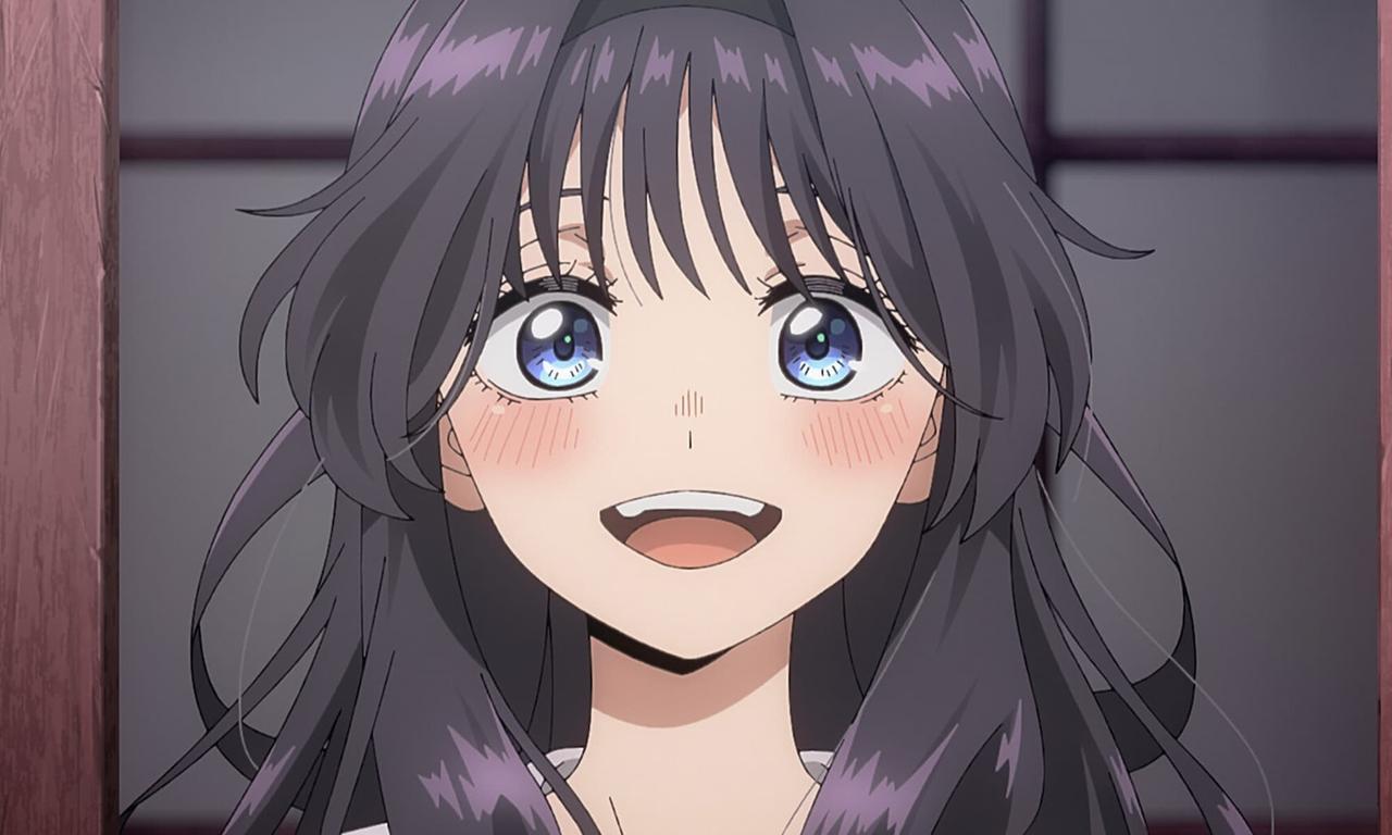 The Fragrant Flower Blooms With Dignity Smiling Girl