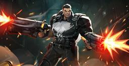 An image of The Punisher's MVP animation in Marvel Rivals