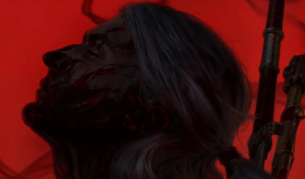 The cover of the illustrated edition for The Witcher: The Last Wish
