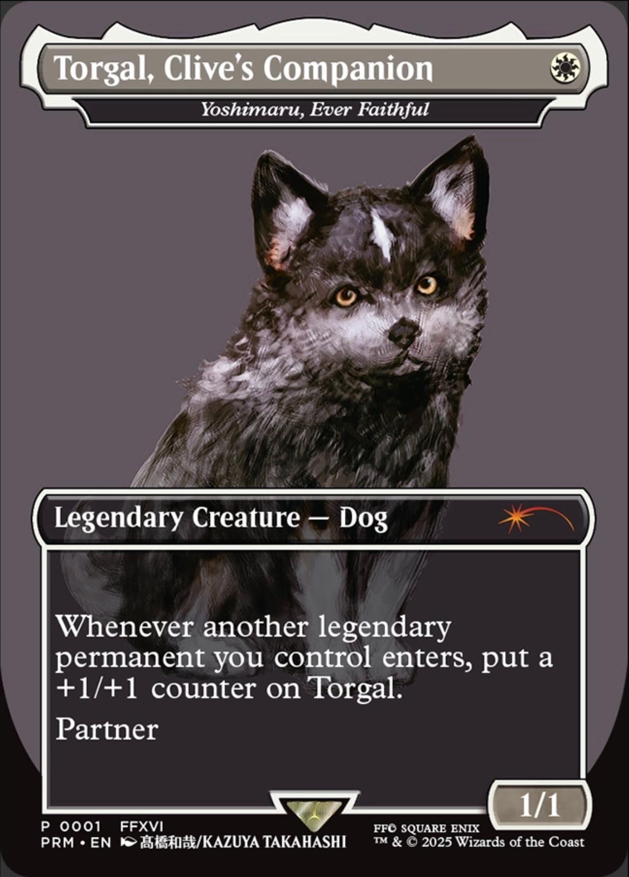 Torgal, Clive's Companion from the Final Fantasy x Magic: The Gathering crossover