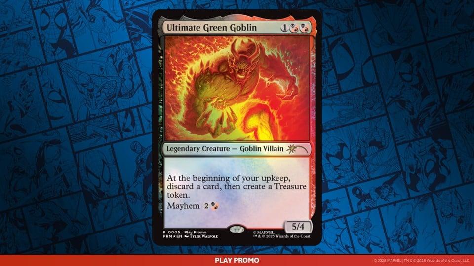 The play promo card from the Friendly Neighborhood Spider-Man draft event