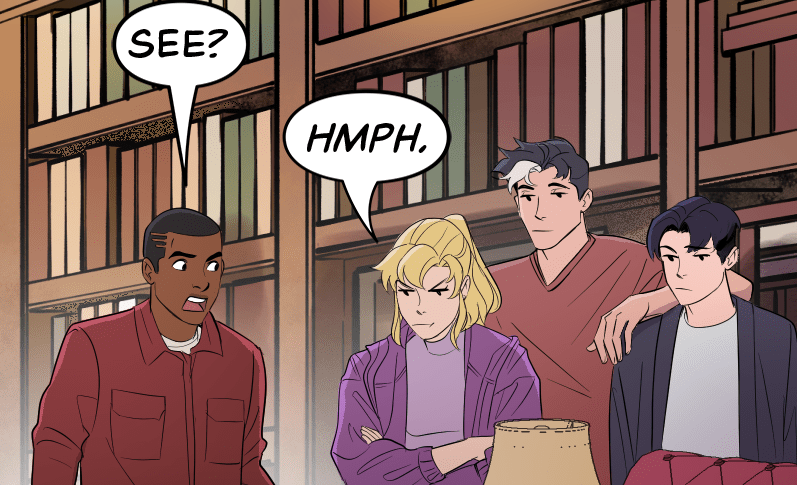 Cropped panel from Batman: Wayne Family Adventures